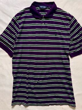 Ralph Lauren Polo Golf Purple Stripes Shirt